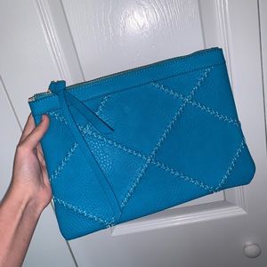 Teal clutch